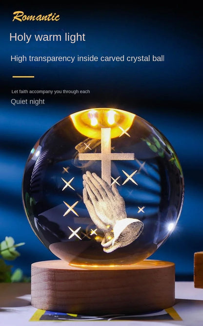 Crossly™ 3D Crystal Ball Night Light