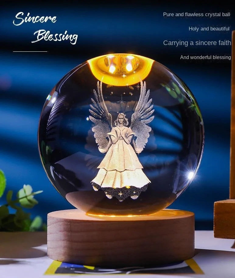 Crossly™ 3D Crystal Ball Night Light