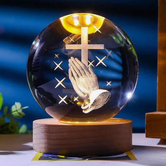 Crossly™ 3D Crystal Ball Night Light