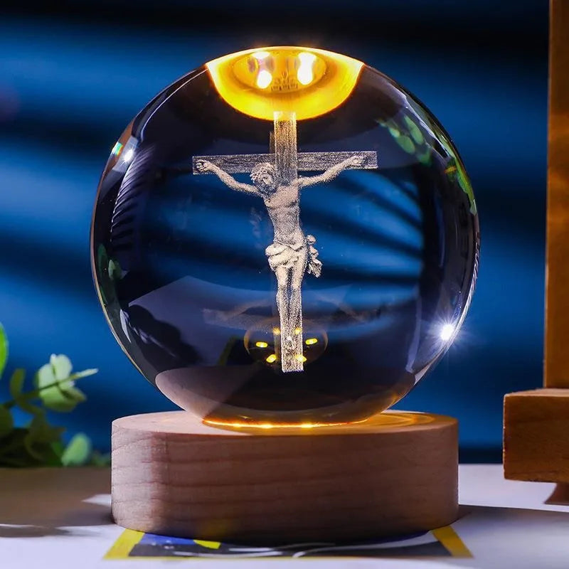 Crossly™ 3D Crystal Ball Night Light